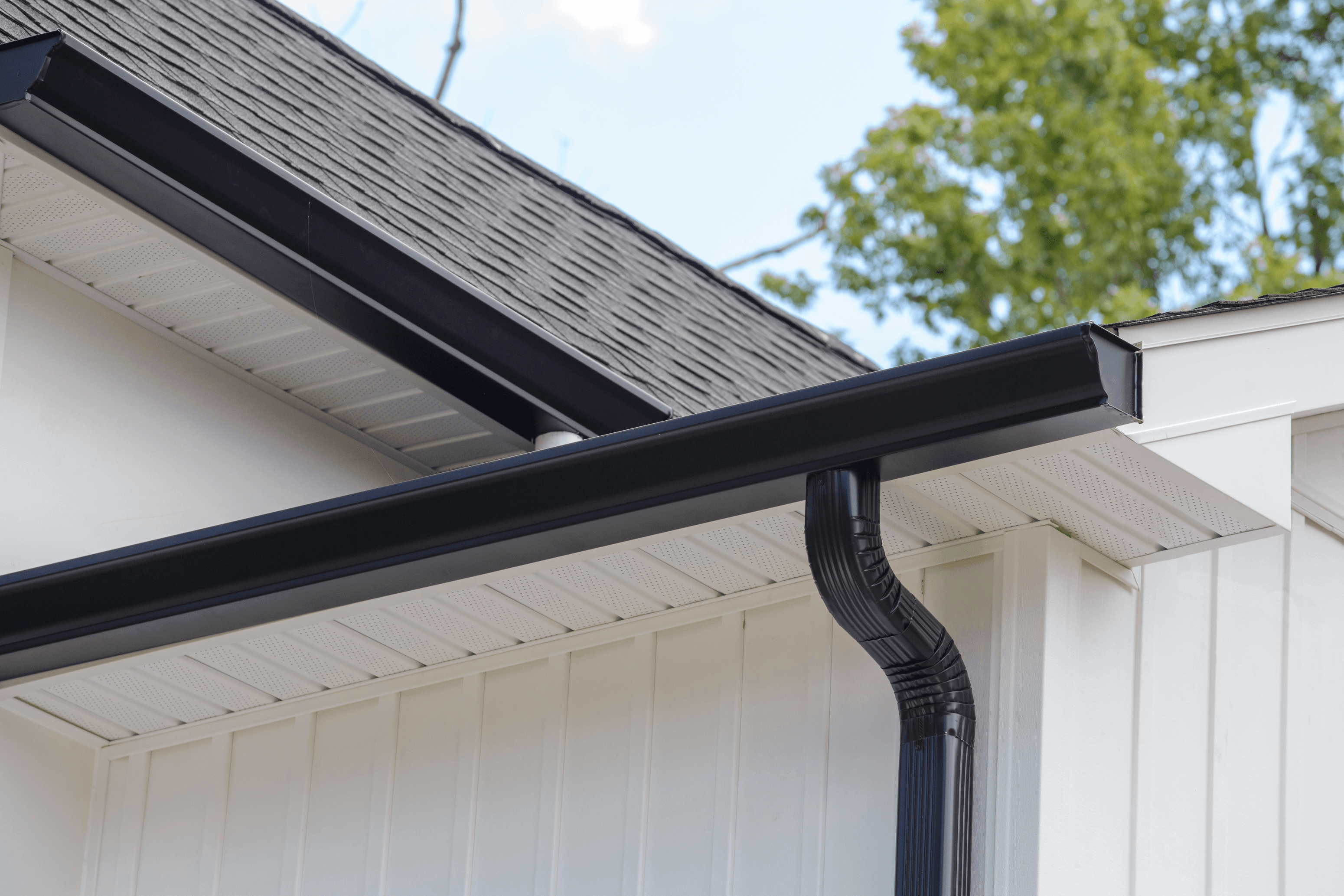 Zipco Gutters seamless aluminum gutter installation in Cleveland, Ohio